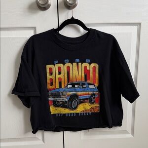 Black Ford Bronco Graphic T-Shirt